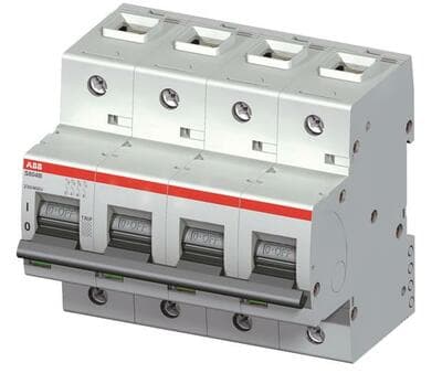 ABB Control 2CCS884001R0201 ABB 2CCS884001R0201 is a Miniature Circuit Breaker (MCB) designed with screw-clamp connections and a rated current of 20A. It operates at a rated voltage of 500Vdc and features a 4-pole (4P) configuration. The MCB has a rated impulse voltage (Uimp) of 8 kV and a rated insulation voltage (Ui) of 500 V. It is designed for DIN rail mounting and is capable of 10,000 operations. The device has a net height of 106 mm, a net width of 82.5 mm, and supports a control voltage (AC) of 440 V. It is specified for a maximum temperature of 15 kA. 2CCS884001R0201 on Powermatic Associates