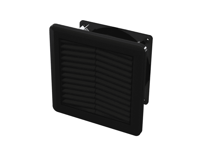 Saginaw Control SCE-N3RFA44-230 Fan Assembly (230v) Type 3R, Height:5.90", Width:5.90", Depth:2.90",  SCE-N3RFA44-230 on Powermatic Associates