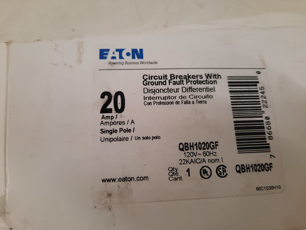 QBH1020GF on Powermatic Associates