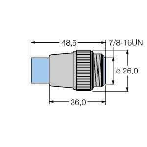 Turck RSM 57-TR2 RSM 57-TR2 Turck - RSM 57-TR2 Accessories for Fieldbus Systems, Bus termination resistor RSM 57-TR2 on Powermatic Associates