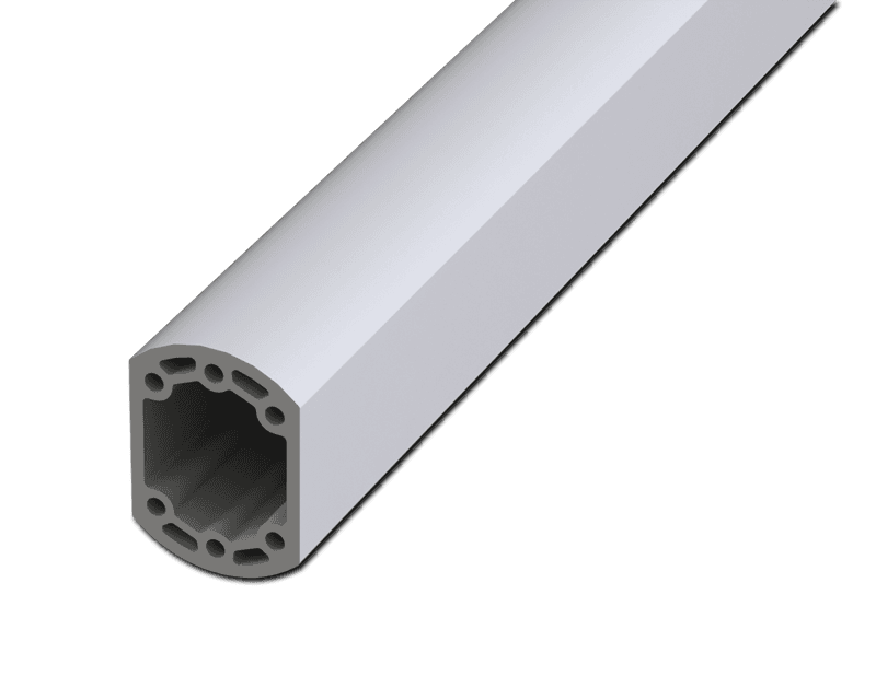 Saginaw Control SCE-SA30TC Closed Tube Suspension Profile, Height:29.53", Width:2.56", Depth:3.54", RAL 7035 powder coated finish. SCE-SA30TC on Powermatic Associates