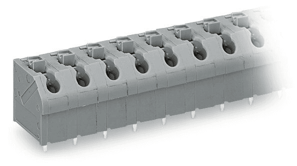 WAGO 250-605 250-605 WAGO - PCB terminal block; push-button; 1.5 mm²; Pin spacing 7.5 mm; 5-pole; Push-in CAGE CLAMP®; 1,50 mm²; gray 250-605 on Powermatic Associates
