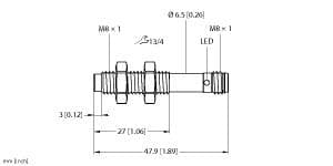 Turck NCT3-M08-IOL-V1131 NCT3-M08-IOL-V1131 Turck - NCT3-M08-IOL-V1131 Capacitive Sensor NCT3-M08-IOL-V1131 on Powermatic Associates