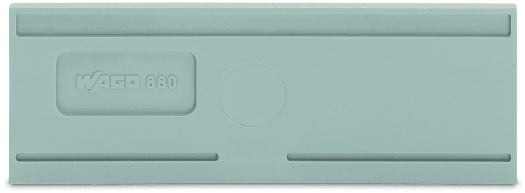 WAGO 880-309 880-309 WAGO - Separator plate; 2 mm thick; oversized; gray 880-309 on Powermatic Associates
