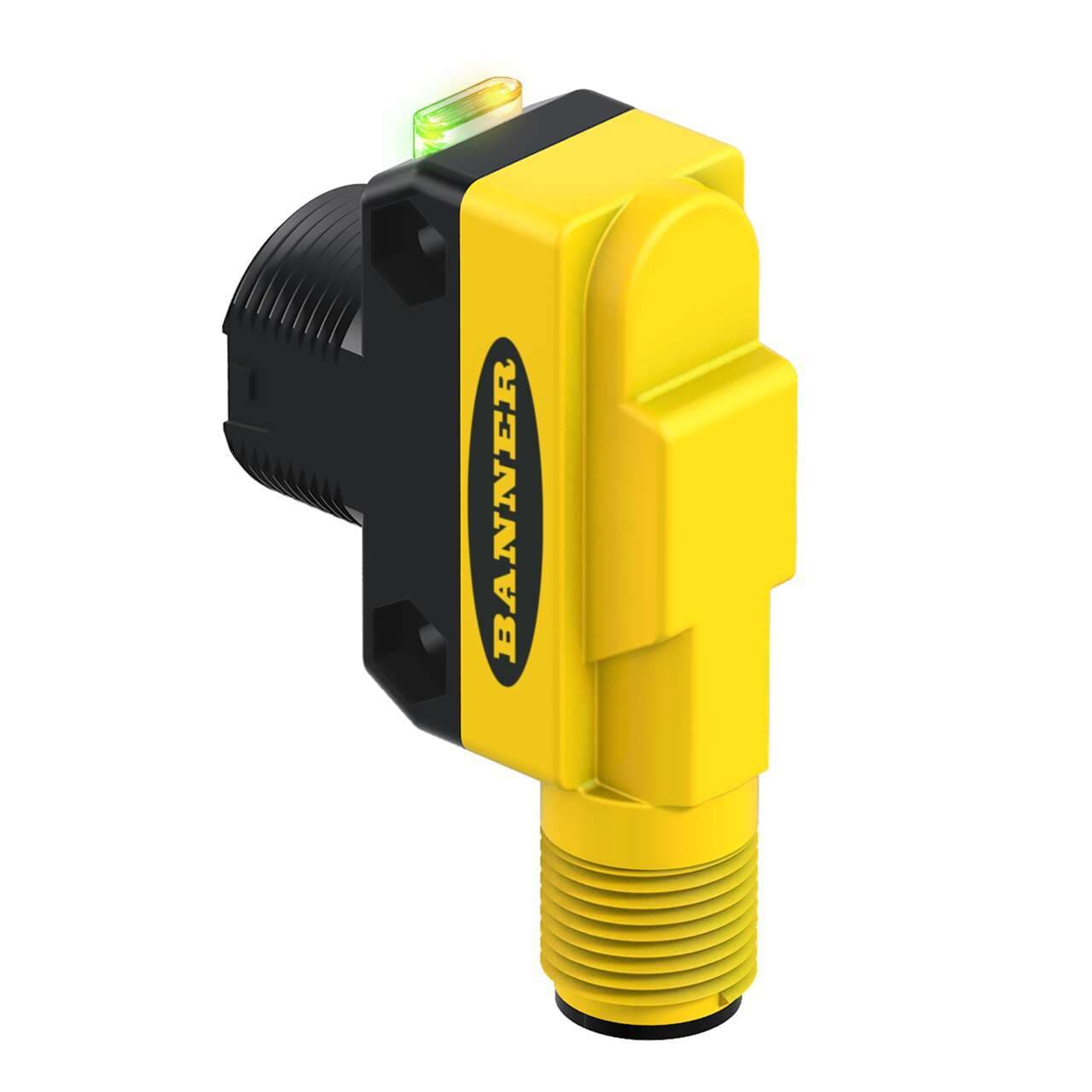 Banner QS18VP6FF50Q8 WORLD-BEAM QS18 Series: Fixed-Field; Range: 50 mm; Input: 10-30 V dc; Output: Complementary Solid-State PNP; 4-pin M12 Integral QD QS18VP6FF50Q8 on Powermatic Associates