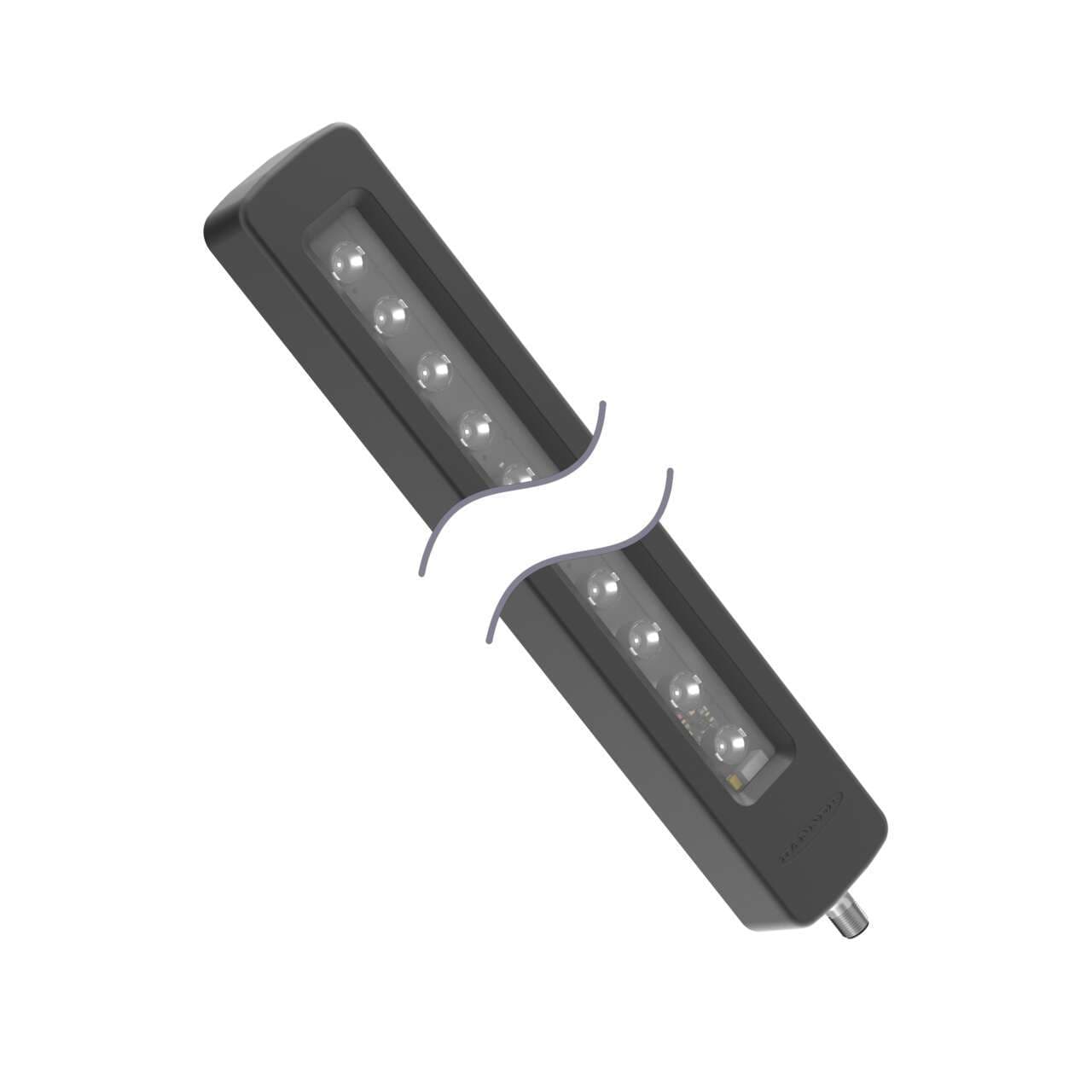 Banner BL60UV395-340L30ASQ Banner BL60UV395-340L30ASQ - BL60 Vision Light; Length: 340 mm; Black E-Coated Aluminum; Voltage: 12-30 V dc; Environmental Rating: IP68, IP69K; Color: 395 nm UV; 30 Degree Lens; Window: Clear Polycarbonate; 5-pin M12 Integral QD BL60UV395-340L30ASQ on Powermatic Associates