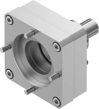 Festo 8063542 axial kit EAMM-A-M43-70GA Assembly position: Any, Storage temperature: -25 - 60 °C, Relative air humidity: 0 - 95 %, Protection class: IP40, Ambient temperature: -10 - 60 °C 8063542 on Powermatic Associates