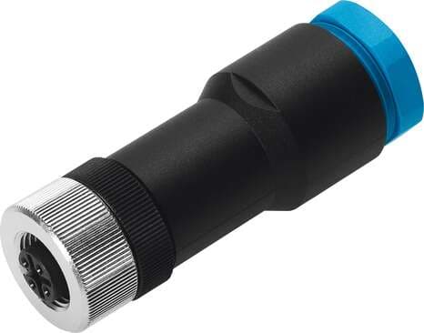 Festo 18496 plug socket FBSD-GD-13,5 For fieldbus connection to valve and valve/sensor terminals. Based on the standard: (* EN 61076-2-101, * EN 61984), Mounting type: With sleeve nut, Assembly position: Any, Product weight: 40 g, Electrical connection: (* 4-pin, * S 18496 on Powermatic Associates