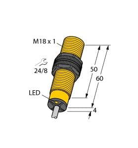Turck NI8-S18-AN7X NI8-S18-AN7X Turck - NI8-S18-AN7X Inductive Sensor NI8-S18-AN7X on Powermatic Associates