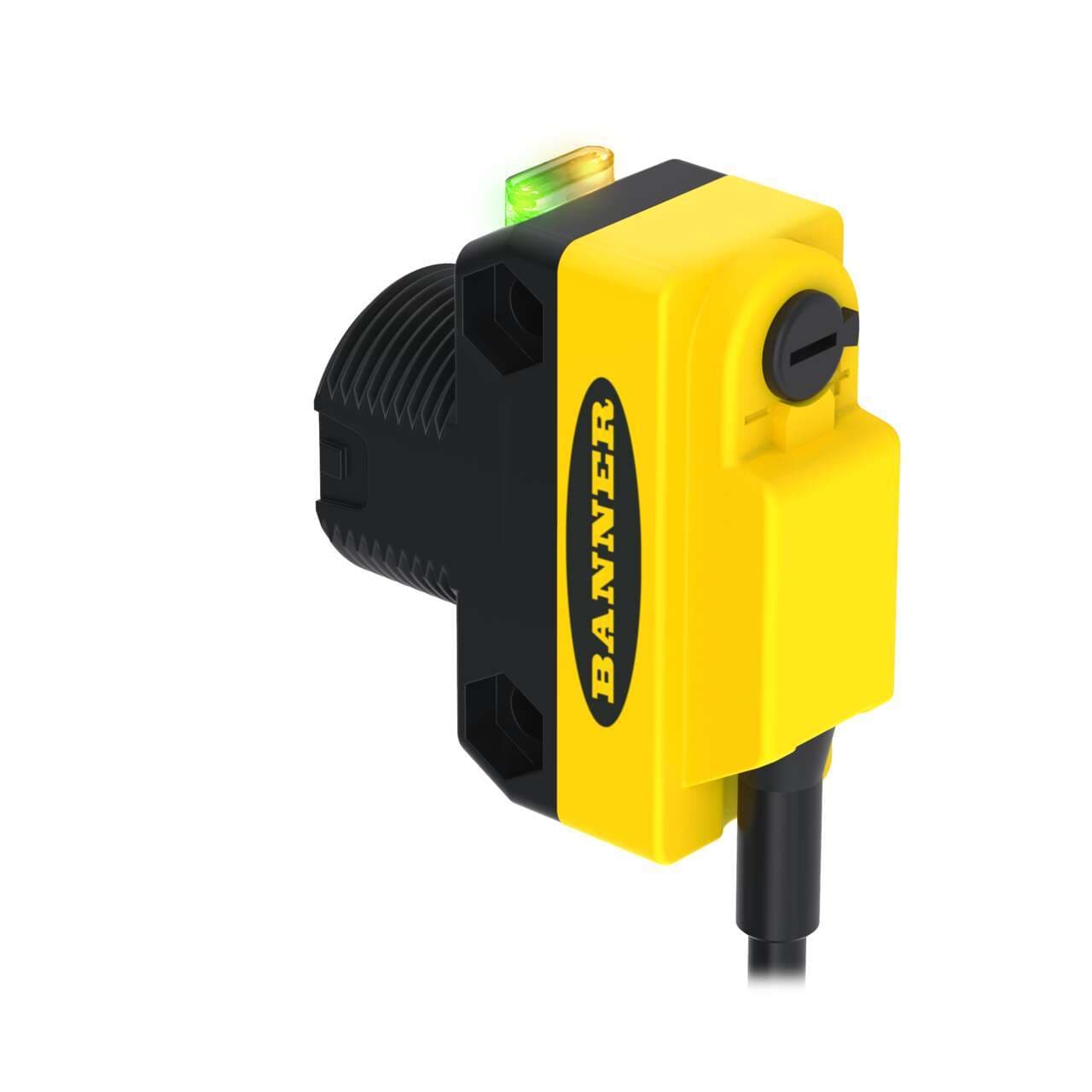 Banner QS18K6AF250Q8 WORLD-BEAM: Adjustable Field; Range: 250 mm; Input: 10-30 V dc; Output 1: Push/Pull with IO-Link; Output 2: Configurable PNP/NPN ; M12 Integral QD QS18K6AF250Q8 on Powermatic Associates