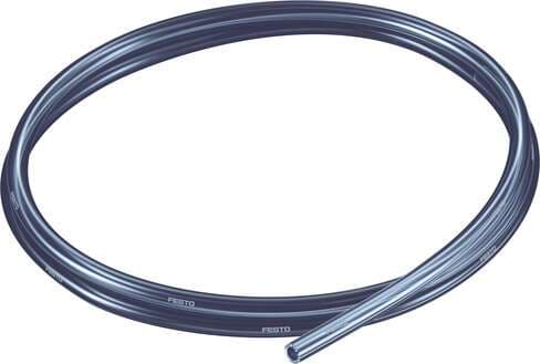 Festo 8048683 plastic tubing PUN-H-6X1-TSW Approved for use in food processing (hydrolysis resistant) Outside diameter: 6 mm, Bending radius relevant for flow rate: 26 mm, Inside diameter: 4 mm, Min. bending radius: 10 mm, Tubing characteristics: Suitable for energy ch 8048683 on Powermatic Associates