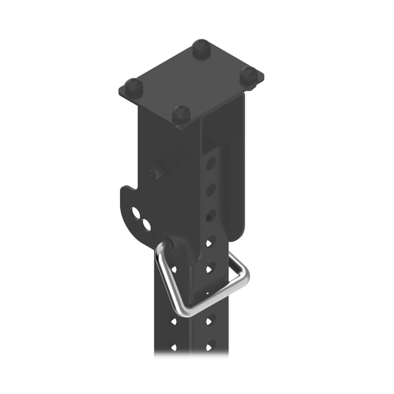 Banner STBA-RB1-S1 Accessory: Run Bar Pedestal; Adjustable Floor Mounted 800-1232 mm; Includes Swivel-mount Bracket STBA-RB1-MB3; 150 mm Square Stationary Base; 1/4 in Cold-Rolled Steel; IP20 STBA-RB1-S1 on Powermatic Associates