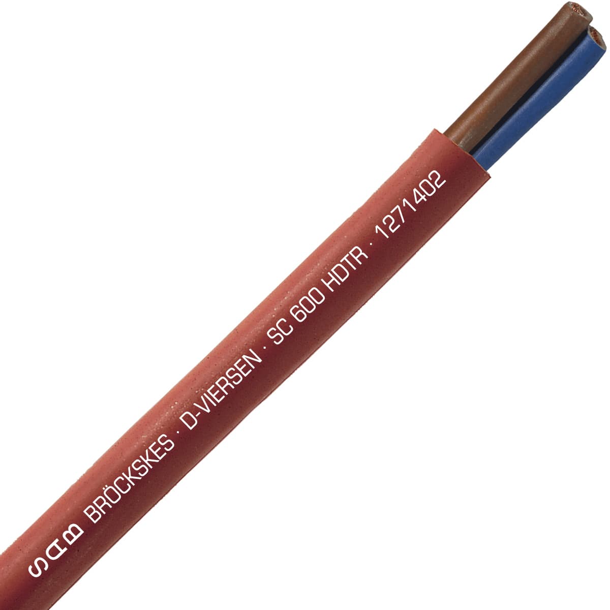 SAB 1271402 SC 600 HDTR - 14 AWG/2c, tear resistant high temperature silicone cable, UL, CSA, CE, RoHS 1271402 on Powermatic Associates