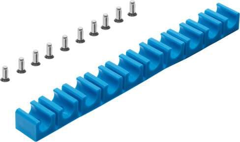 Festo 3635 multi-tube holder KK-3 With grooved mounting pins. 3635 on Powermatic Associates
