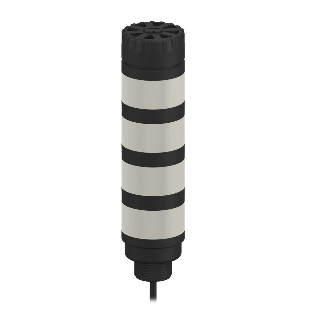 Banner TL50GYRBA Tower Light: 4-Color Audible Indicator; Voltage: 18-30 V dc or 24 V ac; Environmental Rating: IP50; Input: Bimodal; Colors: Green Yellow Red Blue; 2 m (6.5 ft) Integral Cable TL50GYRBA on Powermatic Associates