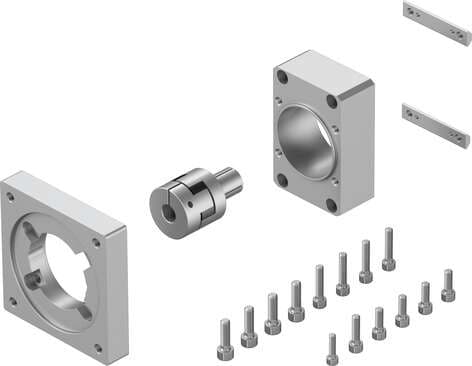 Festo 1133405 axial kit EAMM-A-R48-87A Suitable for electric drives. Assembly position: Any, Storage temperature: -25 - 60 °C, Relative air humidity: 0 - 95 %, Protection class: IP40, Ambient temperature: -10 - 60 °C 1133405 on Powermatic Associates