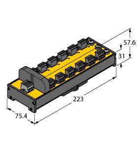 Turck JRBS-40DC-12RV JRBS-40DC-12RV Turck - JRBS-40DC-12RV FOUNDATION fieldbus and PROFIBUS-PA, IP20 junction box with short-circuit protection, 12-channel JRBS-40DC-12RV on Powermatic Associates