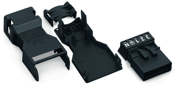 WAGO 890-115 890-115 WAGO - Plug; with strain relief housing; 5-pole; 1,50 mm²; black 890-115 on Powermatic Associates