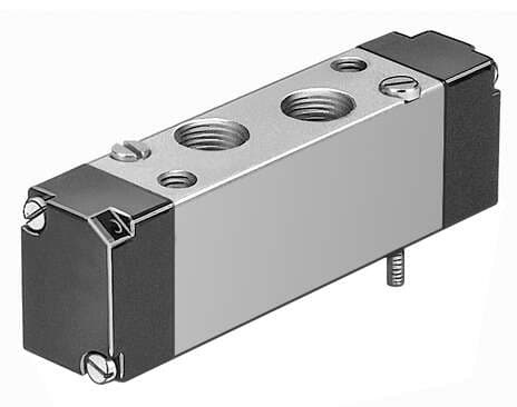 Festo 173176 pneumatic valve VL-5/3G-1/8-P-B 5/3-way function, centre position closed Valve function: 5/3 closed, Type of actuation: pneumatic, Width: 17,8 mm, Standard nominal flow rate: 500 l/min, Operating pressure: -0,9 - 10 bar 173176 on Powermatic Associates