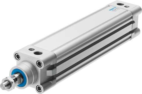 Festo 1922617 standards-based cylinder DNC-32-20-PPV-A Stroke: 20 mm, Piston diameter: 32 mm, Piston rod thread: M10x1,25, Cushioning: PPV: Pneumatic cushioning adjustable at both ends, Assembly position: Any 1922617 on Powermatic Associates