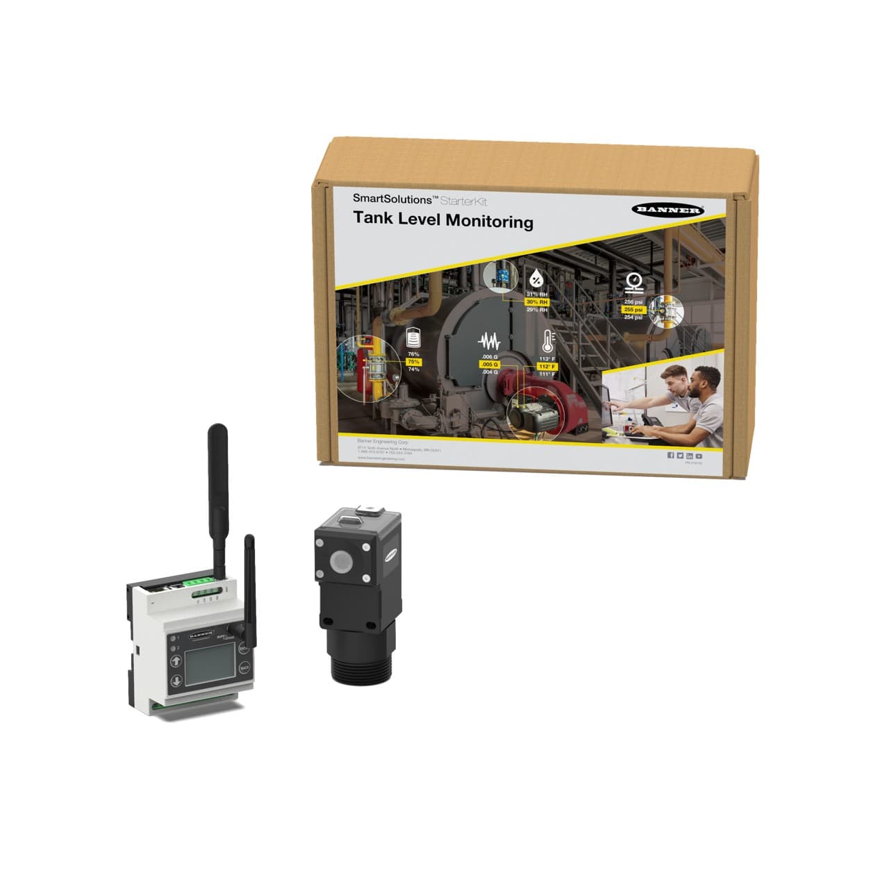 Banner STARTERKIT9700-TANK-V StarterKit, 900MHz, DXM700, Tank Level Monitoring, Verizon US Only STARTERKIT9700-TANK-V on Powermatic Associates