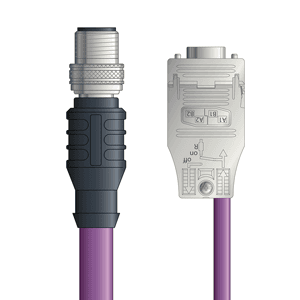 Lapp PB4110152S01 PB4110152S01 - LAPP UNITRONIC® PROFIBUS Cordsets 22 AWG / 1 pair Bus - Violet PVC - M12 Male / D-sub Straight connectors - 1m PB4110152S01 on Powermatic Associates