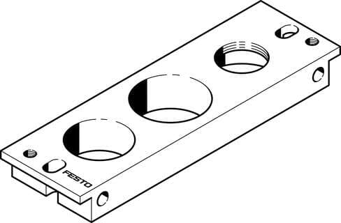 Festo 150218 mounting plate APL-2N-VPEV For 2n mounting frame. 150218 on Powermatic Associates