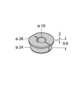 Turck RA4-EQR24 RA4-EQR24 Turck - RA4-EQR24 Accessories, Adapter Sleeve, For Encoders RI-QR24 RA4-EQR24 on Powermatic Associates