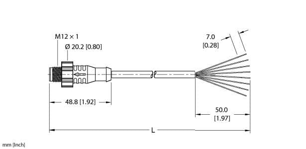 Turck ESRT-A8.800-GC4K-20 ESRT-A8.800-GC4K-20 Turck - ESRT-A8.800-GC4K-20 Actuator and Sensor Cordset, Connection Cable ESRT-A8.800-GC4K-20 on Powermatic Associates