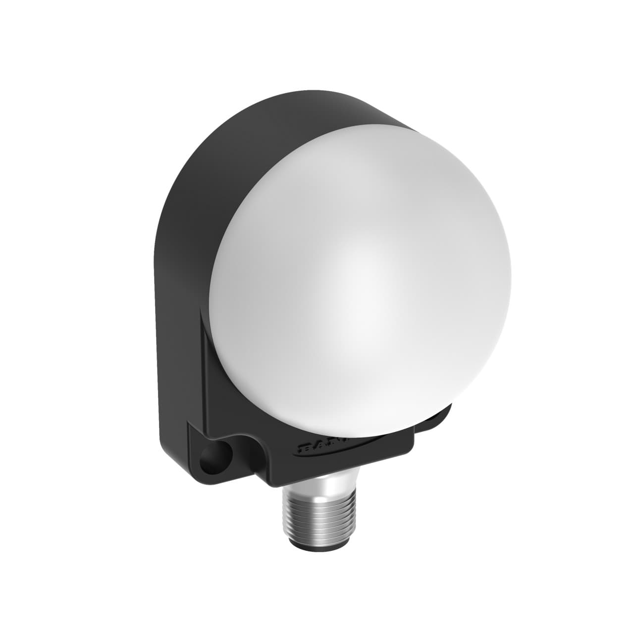 Banner K50FLGRYB4NQ Banner Engineering K50FLGRYB4NQ is a pilot light from the EZ-LIGHT Flat-mount series designed for surface or wall mounting. This part features a flat-pack LED pilot light indicator with an I.O. block compatible 3-color G/R/Y color pattern LED illumination housed in a black polycarbonate base with a dome window on a flat-pack body. The window material is also polycarbonate (PC) diffused, ensuring durability and clear visibility. It is pre-wired with a 6" / 15cm pigtail terminated with a 5-pin M12 Euro-style QD connector for easy installation. The supply voltage required for operation is 18Vdc-30Vdc, with 24Vdc nominal. The K50FLGRYB4NQ has a 50mm / 2" dome diameter and can operate in ambient air temperatures ranging from -40°C to +50°C. It offers a high degree of protection with ratings of IP67 and IP69K, making it suitable for harsh environments. The current consumption is 50mA, and it includes 3 x digital inputs (18-30Vdc; PNP) for color control. K50FLGRYB4NQ on Powermatic Associates