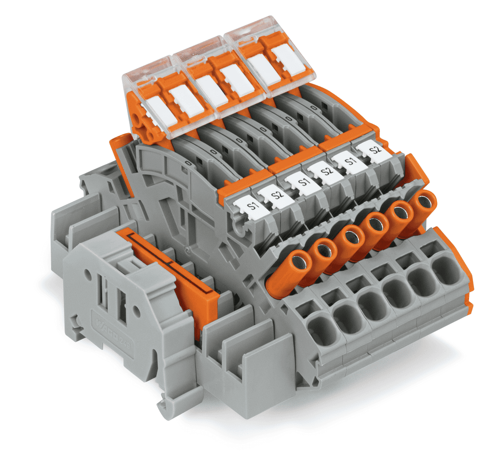 WAGO 2007-8876 2007-8876 WAGO - Compact terminal block; for 3-phase current transformer circuit; 6,00 mm²; multicoloured 2007-8876 on Powermatic Associates