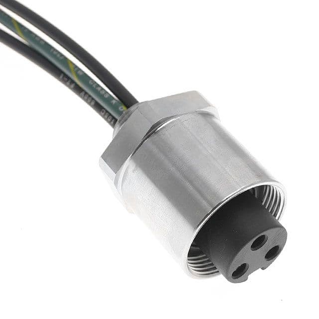Mencom PMIN-30FR-0.5M MIN Power Distribution Series, Receptacle, 3 Pole, Female Straight, 0.5M, 10awg, 35A, .5-NPT, Front Mount, Nickel Plated Brass PMIN-30FR-0.5M on Powermatic Associates