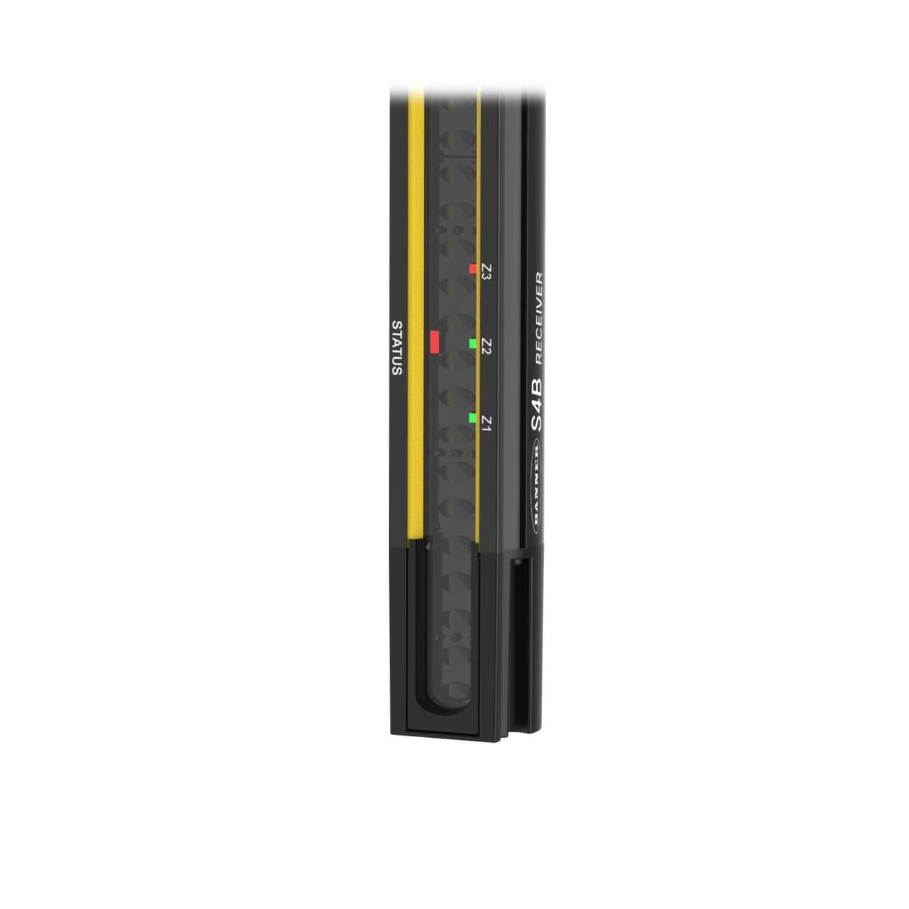 Banner S4BR14-900-S Banner S4BR14-900-S - S4B SLC, Receiver; Resolution: 14 mm; Range 12 m; Defined Area: 900 mm (35.4 in); Housing: Black; Connection: Removable Disconnect (RD); Mounting Hardware and Cable/M12 Pigtail Ordered Separately S4BR14-900-S on Powermatic Associates