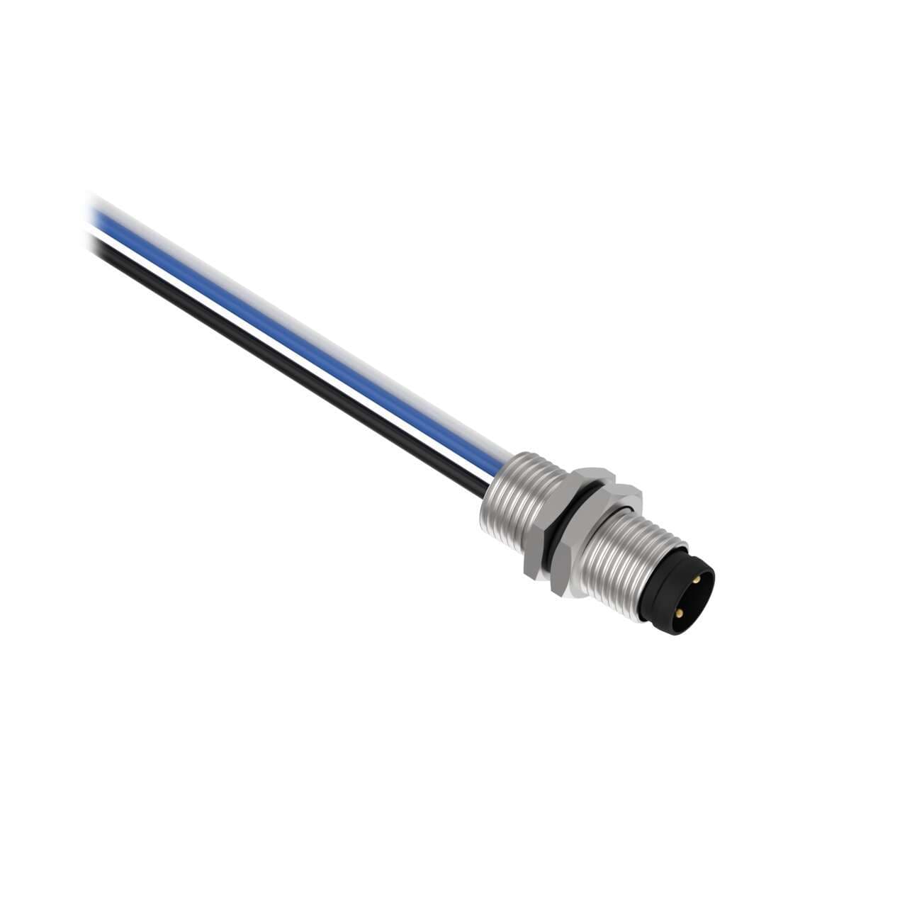 Banner BR-M8M4R8-0.5 Banner BR-M8M4R8-0.5 - Receptacle 4-pin Male; 4x24 PVC 0.5 m Length; Rear Mount w/ M8 Locknut BR-M8M4R8-0.5 on Powermatic Associates