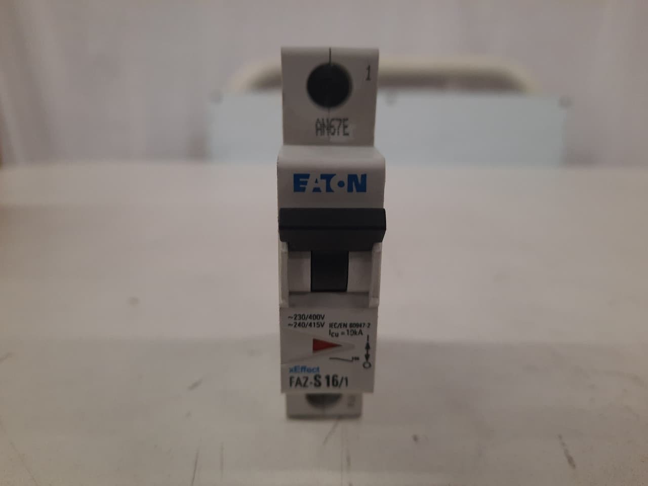 Eaton FAZ-S16/1 277/480 VAC 50/60 Hz, 16 A, 1-Pole, 10 kA, 13 to 17 x Rated Current, Line/Load Terminal, DIN Rail Mount, Standard Packaging, S-Curve, Current Limiting, Thermal Magnetic, Supplementary Protector FAZ-S16/1 on Powermatic Associates