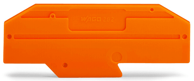 WAGO 282-334 282-334 WAGO - End plate; 2 mm thick; gray 282-334 on Powermatic Associates