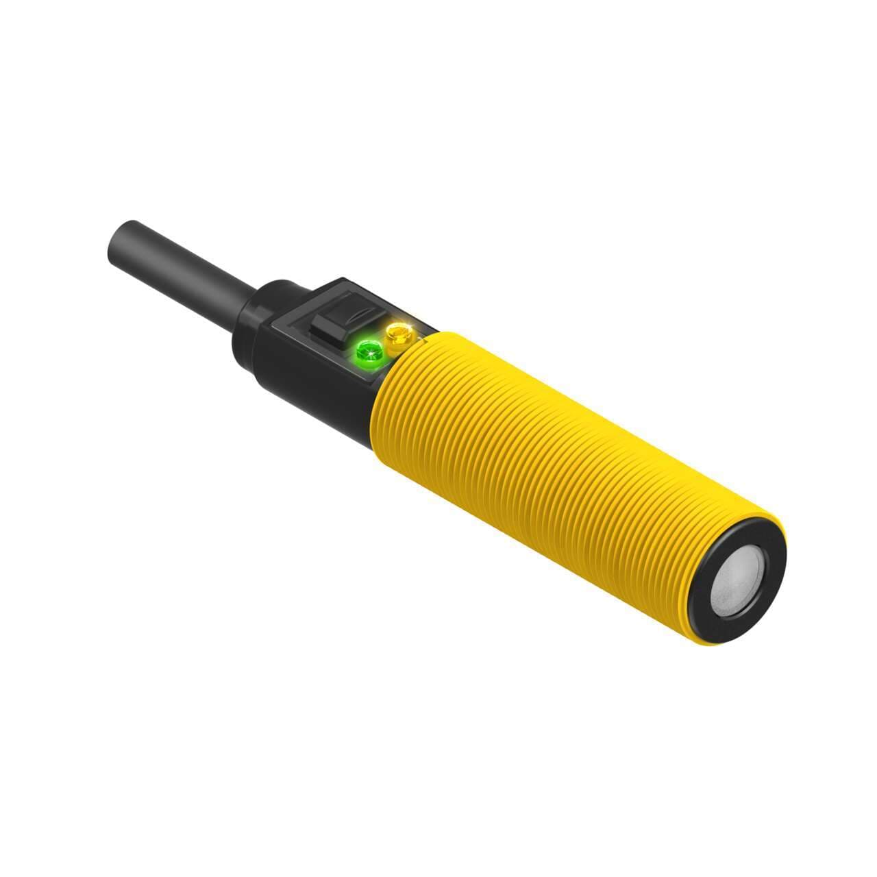 Banner S18UIA Analog S18U Straight Series: Proximity Mode; Range: 30-300 mm; Input: 10-30 V dc; Outputs: Analog 4-20 mA; 2 m (6.5 ft) Cable S18UIA on Powermatic Associates