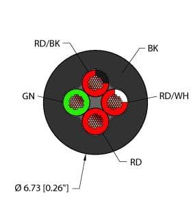 Turck BLK,PVC,4X18,ITC BLK,PVC,4X18,ITC Turck - BLK,PVC,4X18,ITC Instrumentation Tray Cable, Reelfast™ Bulk Cable BLK,PVC,4X18,ITC on Powermatic Associates