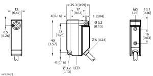 Turck BI5U-Q12-AN6X2 BI5U-Q12-AN6X2 Turck - BI5U-Q12-AN6X2 Inductive Sensor, With Extended Switching Distance BI5U-Q12-AN6X2 on Powermatic Associates