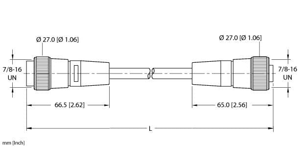 Turck RYM RKM 34-15M RYM RKM 34-15M Turck - RYM RKM 34-15M Power Cordset, Extension Cordset RYM RKM 34-15M on Powermatic Associates