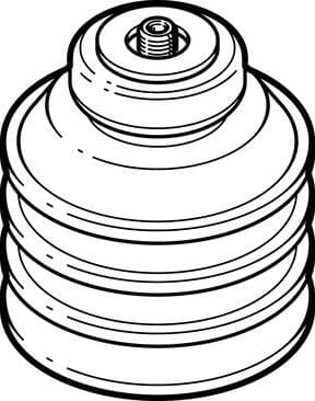 Festo 189407 suction cup ESS-50-CS easily interchangeable, Suction cup height compensator: 17,5 mm, Min. workpiece radius: 180 mm, Nominal size: 3 mm, suction cup diameter: 50 mm, suction cup volume: 38,92 cm3 189407 on Powermatic Associates