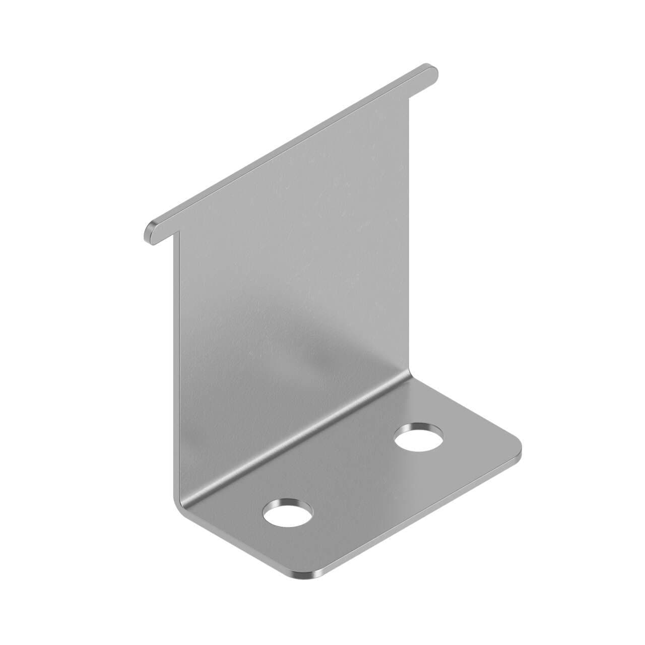 Banner SMBR55FRA Bracket: Side-mounting bracket; Eliminates need for DIN rail; 19-ga. Stainless Steel; Used with R55F, DF-G1, D10, D12 SMBR55FRA on Powermatic Associates