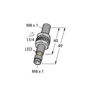 Turck BI2U-EG08-AP6X-V1131 BI2U-EG08-AP6X-V1131 Turck - BI2U-EG08-AP6X-V1131 Inductive Sensor, With Extended Switching Distance BI2U-EG08-AP6X-V1131 on Powermatic Associates