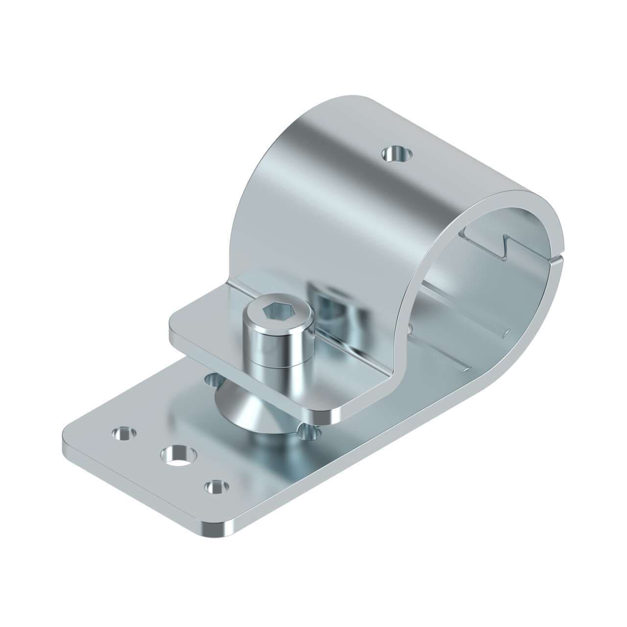 Banner SMBPVA6-1 Bracket: Mounting Bracket Zinc Plated Metal Kit Single; Bracket clamps onto 28 mm pipe SMBPVA6-1 on Powermatic Associates