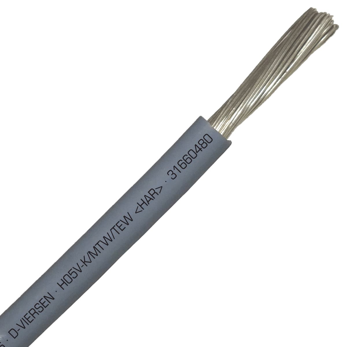 SAB 31660480 H05V-K/MTW/TEW- (HAR/UL/CSA/CE) - 18 AWG hook-up wire, Gray 31660480 on Powermatic Associates