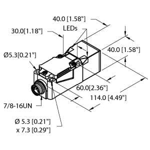 Turck BI15U-CP40-AP6X2-B1141 BI15U-CP40-AP6X2-B1141 Turck - BI15U-CP40-AP6X2-B1141 Inductive Sensor BI15U-CP40-AP6X2-B1141 on Powermatic Associates