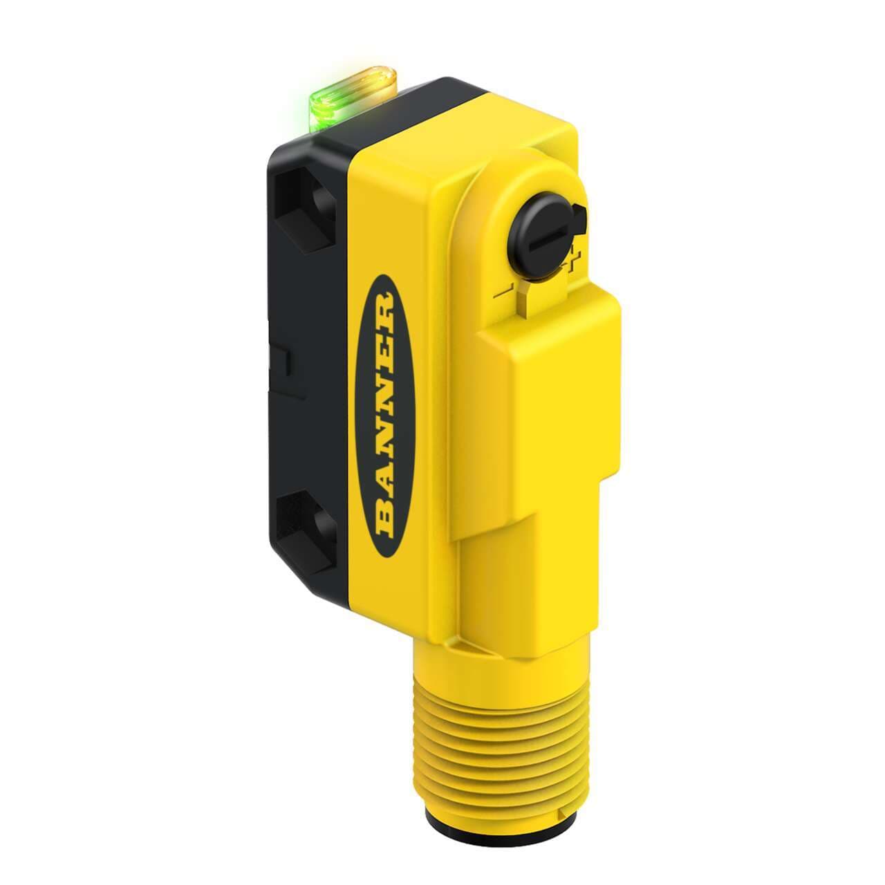 Banner QS18VP6DBQ8 WORLD-BEAM QS18 Series: Diffuse (Flush Front); Range: 450 mm; Input: 10-30 V dc; Output: Complementary Solid-State PNP; M12 Integral QD QS18VP6DBQ8 on Powermatic Associates