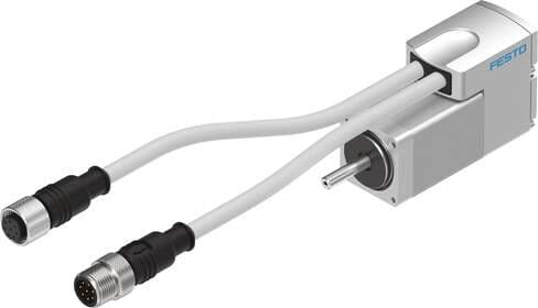 Festo 1430663 stepper motor EMMS-ST-28-L-SE Without gearing, without brake. Ambient temperature: -10 - 50 °C, Storage temperature: -20 - 70 °C, Relative air humidity: 0 - 85 %, Conforms to standard: IEC 60034, Insulation protection class: B 1430663 on Powermatic Associates