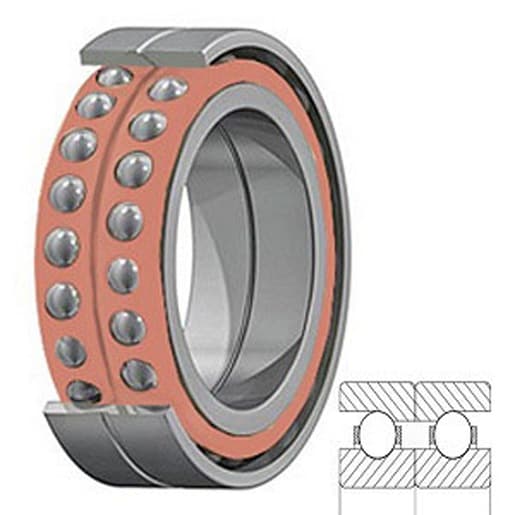 NSK 7907A5TRDUMP4Y Precision Ball Bearing; Angular Contact; 35MM Bore; 55MM Outside Diameter; 20MM Width; Open Enclosure; ABEC 7 Precision; Steel Ball Material; 2 (1 Pair) Bearings; 25 Degree Contact Angle; Phenolic Cage Material; 1 Rib Outer Ring Raceway Type 7907A5TRDUMP4Y on Powermatic Associates