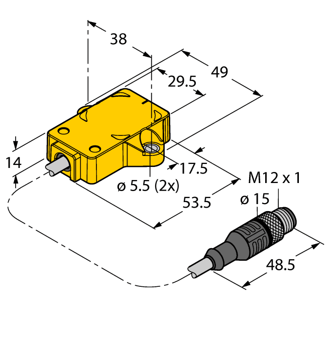 Turck RI90P2-QR14-LIU5X2-0.3-RS4 RI90P2-QR14-LIU5X2-0.3-RS4 Turck - RI90P2-QR14-LIU5X2-0.3-RS4 RI90P2-QR14-LIU5X2-0.3-RS4 on Powermatic Associates
